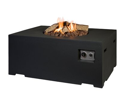 zahradny krb rechthoek cierny 4854