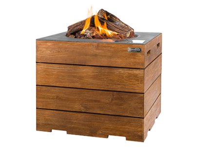 teak lounge dining vierkant antracit 4867