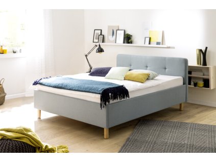 calunena postel amelia 140x200 ladova modra 5124