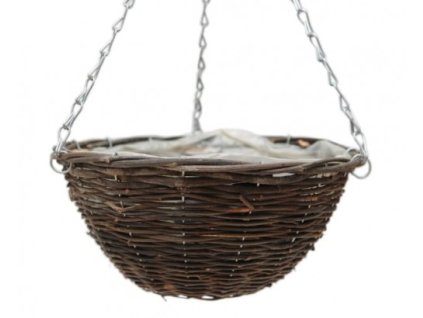zavesny kosik cierny ratan crhb 30 5152