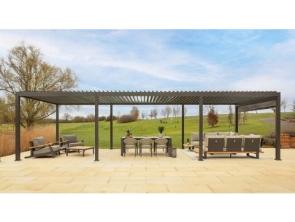 hlinikova pergola alvaro 360x1200x250 antracit 5181