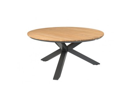 okruhly teakovy stol omingo 150 o cm 5293