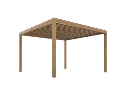 hlinikova pergola de luxe 3 5 x 3 5 m s led osvetlenim 5465