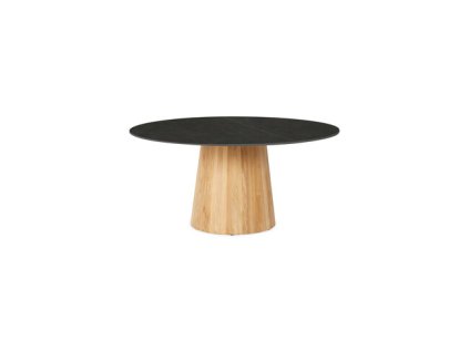 jedalensky stol suns sorolo o 140 cm teak neolith r cierny 5528