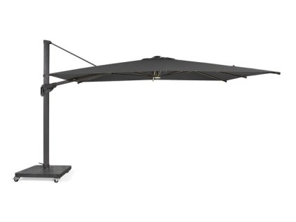 novara zahradny slnecnik s led osvetlenim 4x3 uhlovo cierny 5615