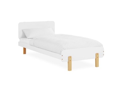 jednolozkova detska postel retro 90 x 200 v bielej farbe 5659