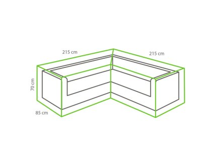 ochranny kryt na rohovy set 215 x 215 cm to 6571 5666