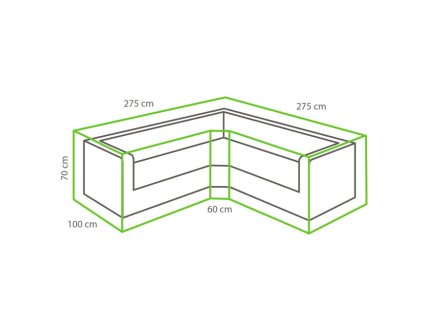 ochranny kryt na rohovu sedaciu supravu 275 x 275 cm to 6304 5679