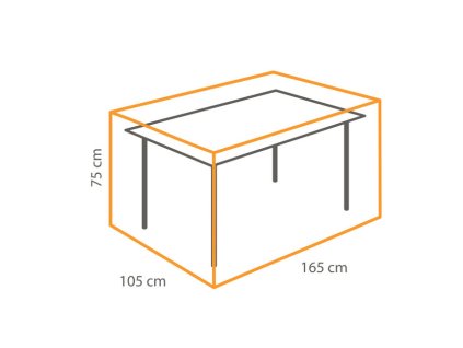 ochranny kryt na jedalensky stol 165 x 105 x 75 cm to 6552 5694