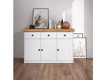 biela komoda alba 5726