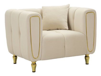 Luxusné kreslo ALMA CREMA
