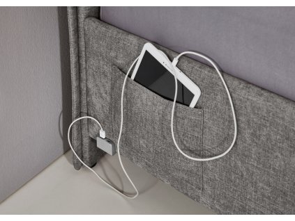 Fun PB City 85 grau Detail Tasche USB BR24