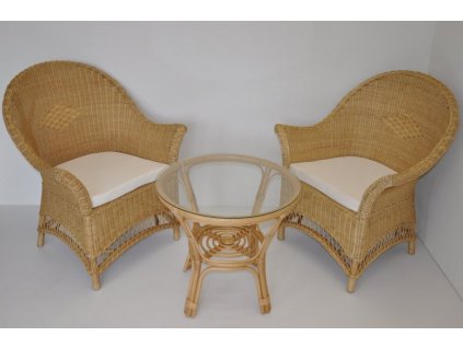 Ratanová sedacia súprava Memble malá