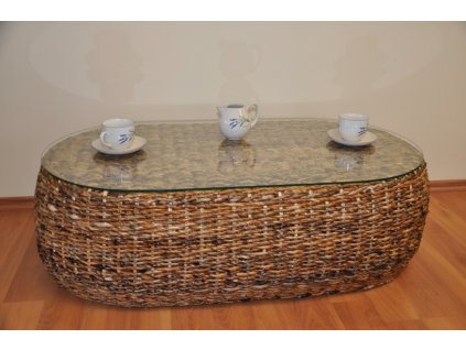 Stolík Baverly - banánový list