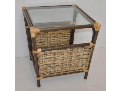 Ratanový stolík Borneo odkladací – wicker mix