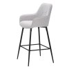 Sada sivých barových stoličiek