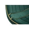 Moderné zelené stoličky Paris