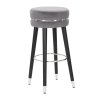 Sivá barová stolička Paris