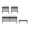 Moderný záhradný set Sirius Charcoal