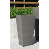 zahradny kvetinac scaleo 80 cm z umeleho ratanu royal seda 3322