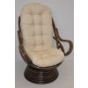 Ratanové hojdacie kreslo Swivel