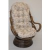 Ratanové hojdacie kreslo Swivel
