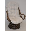 Ratanové hojdacie kreslo Swivel