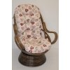 Ratanové hojdacie kreslo Swivel