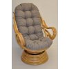 Ratanové hojdacie kreslo Swivel
