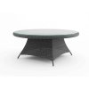 zahradny ratanovy stol rondo o 180 cm sivy 3995