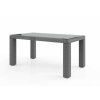 zahradny ratanovy stol rapallo 160 cm sivy 3999