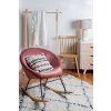 Hojdacie kreslo ANNIKA - ružové