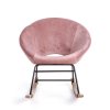 Hojdacie kreslo ANNIKA - ružové