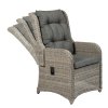 zahradne ratanove kreslo doncaster polohovatelne melir sivy 4457