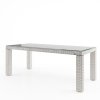 zahradny ratanovy stol rapallo 220 cm umely gulaty ratan biely
