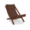 allegro deckchair walnut brown