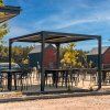 Bioklimatická hliníková pergola Klasik 3 x 3 m antracit