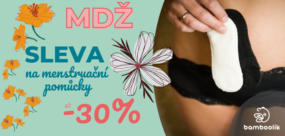 Slavíme Mezinárodní den žen slevami na menstruační pomůcky! Menstruační kalhotky, látkové vložky či menstruační kalíšek | Bamboolik