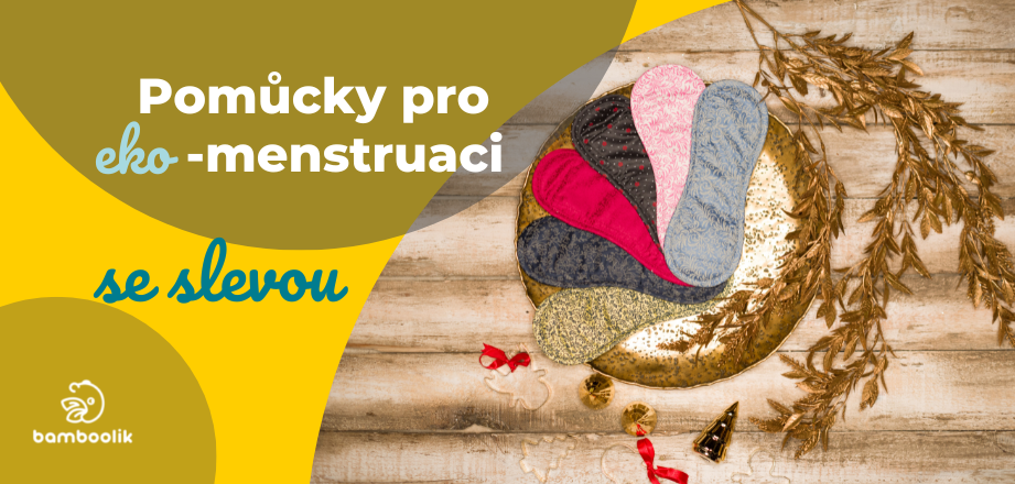 Opakovaně použitelné menstruační pomůcky se slevou až 40% | Bamboolik