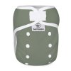 Bavlněná Kalhotková plenka Bamboolik, suchý zip - Olivová | Bamboolik