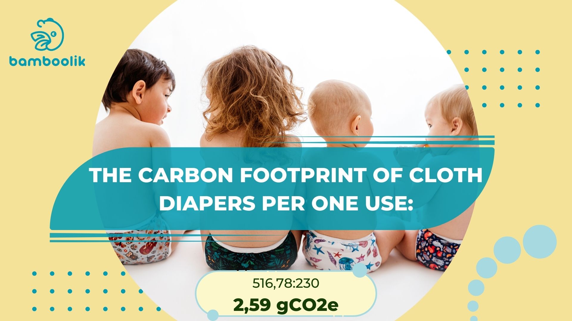 The carbon footprint of cloth diapers per one use | Bamboolik