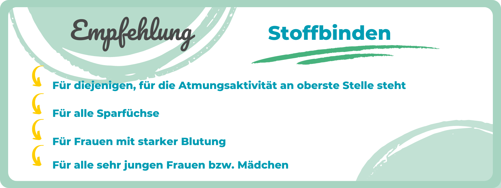 Empfehlung Stoffbinden - Bamboolik