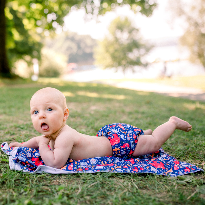 Waschbare, wasserdichte Wickelunterlage für Babys I Bamboolik