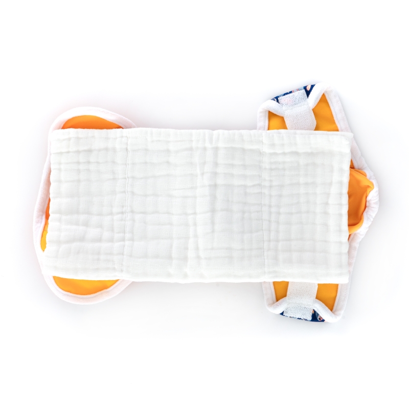 How to use muslin squares as diapers 