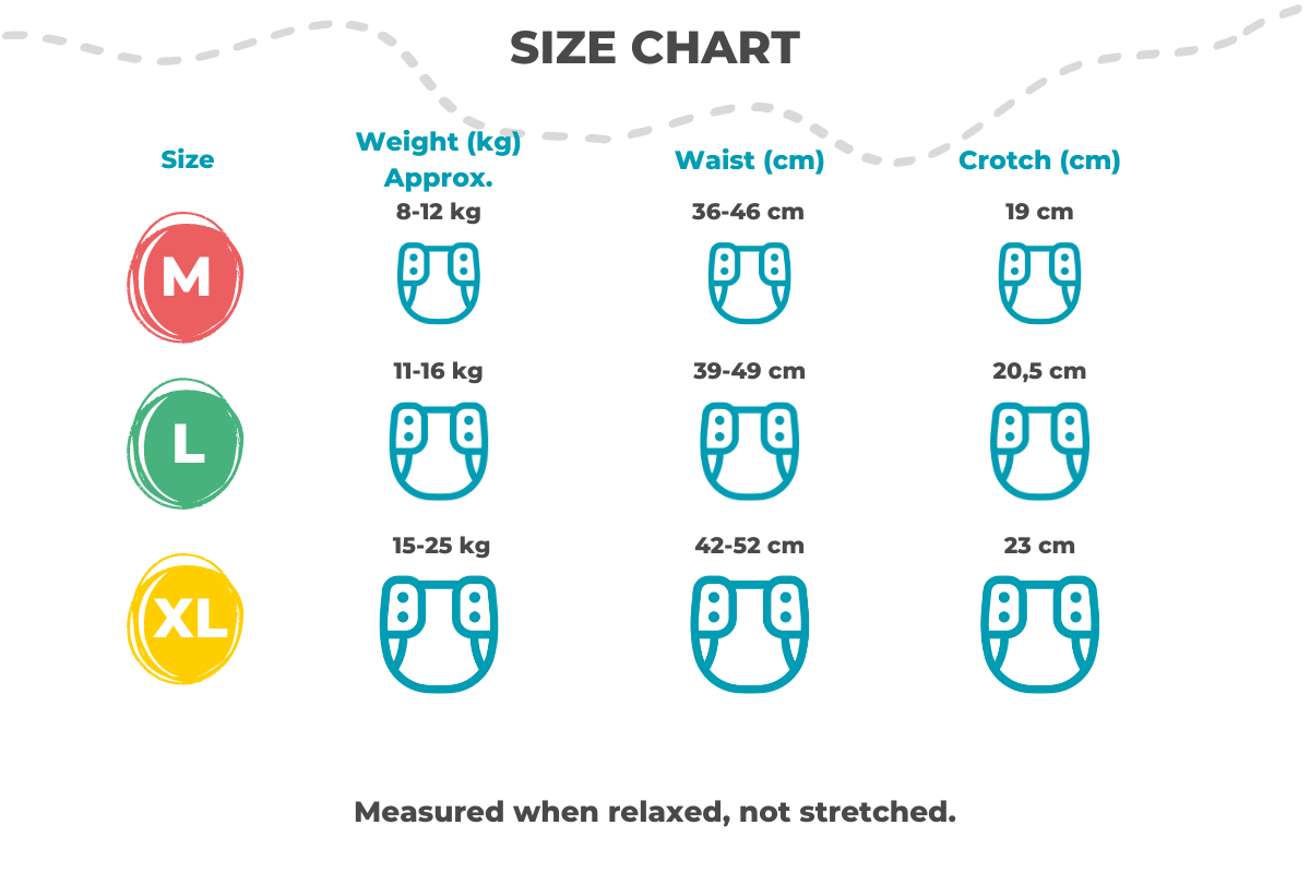Training Pants - Measurement - Bamboolik