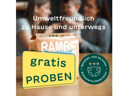Gratis Proben Öko-Windeln Bambe | Bamboolik