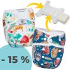 15 % DISCOUNT FOR YOU | Set of 2 Night Fitted Diapers with Absorbing Insert