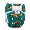 Pocket Diaper DUO with no absorbing insert – Otters in Love, velcro | Bamboolik