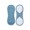 Waschbare Stoffbinde | Satin & Bio-Baumwolle / Reusable Sanitary Pad | Satin & Organic Cotton - Bamboolik