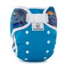 Waterproof Nappy Covers. Design: Turquoise + Fantasy Unicorns, Fastening: velcro | Bamboolik